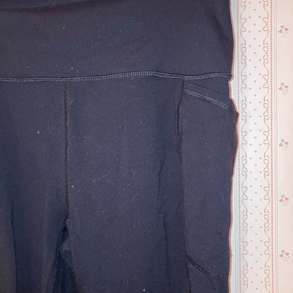 Black athletic leggings RBX size large - Picture 2 of 4